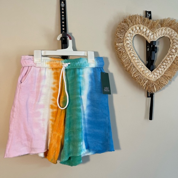 NWT 🔥🔥 Multi Tie Dye Block Jogger Short Size XS - Picture 2 of 4